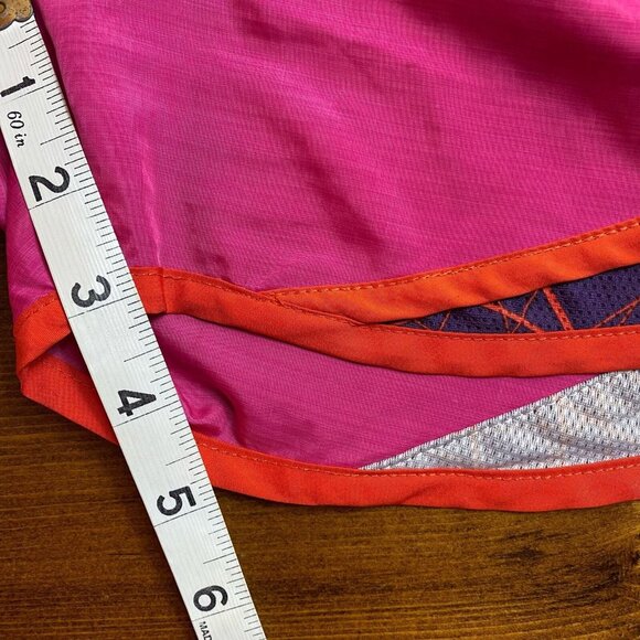 Nike Dri-Fit Running Shorts Women’s Size XS Athletic Gym Workout Pink Orange - Picture 5 of 8